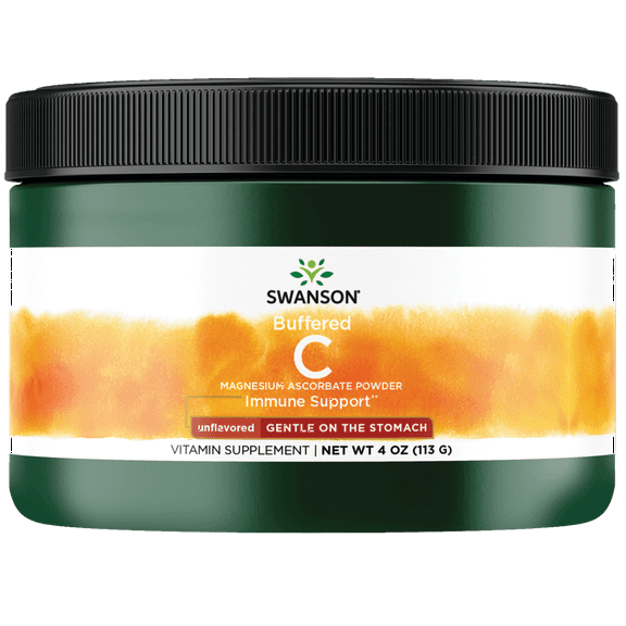 Swanson Buffered Magnesium Ascorbate Vitamin C Powder 4 oz Powder