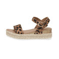 thumbnail image 3 of Cushionaire Melissa Espadrille Platform Sandals For Women with Adjustable Ankle Strap and Memory Foam Insole - Comfortable Womens Wedge Flatform Sandals for Summer, 3 of 6