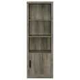 thumbnail image 3 of Pemberly Row 3-Shelf Farmhouse Wood Media Tower in Gray Driftwood, 3 of 12