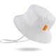 thumbnail image 1 of Cotton Baby Sun Hat Infant Toddler Boys Girls Bucket Hats Summer Sun Protection Kids Beach Caps, 1 of 5