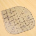 thumbnail image 4 of Curved Corner Cutter Quilt Ruler, Sewing Patchwork Ruler Template Tool,, 4 of 4