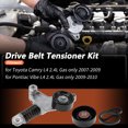 thumbnail image 2 of Unique Bargains 1 Set Kit de Tensor de Correa de Transmisión para Toyota Camry L4 2.4L Gas solo 2007-2009 Kit de Correa Serpentina con Tensor No.166200H020, 2 of 7