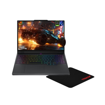 Lenovo Legion 5i Gaming Laptop, Ultra 9-275HX, 32 GB DDR5 RAM, 2 TB PCIe SSD, 15.1" WQXGA (2560x1600)165Hz, Nvidia G-Force RTX 5070, 24-Zone RGB Backlit Keyboard, W11 Home, Black+Traix Mousepad