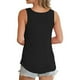 thumbnail image 3 of Blusa básica sin mangas con cuello halter y tirantes cruzados para mujer, 3 of 5