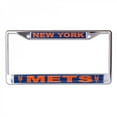 thumbnail image 1 of Cadre de Plaque d'Immatriculation Laser Chrome New York Mets, 1 of 1