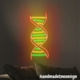 thumbnail image 2 of Handmadetneonsign DNA Neon Sign, DNA Double Helix Wall Art Decor, Biology Science Wall Decor 037185, 2 of 5