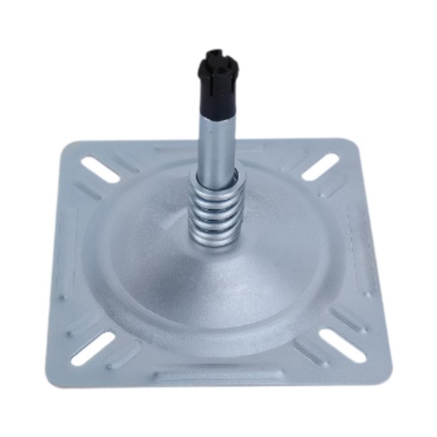 Base de montaje para asiento de barco, hardware marino resistente, base de pedestal marino de 7 x 7 pulgadas Plata
