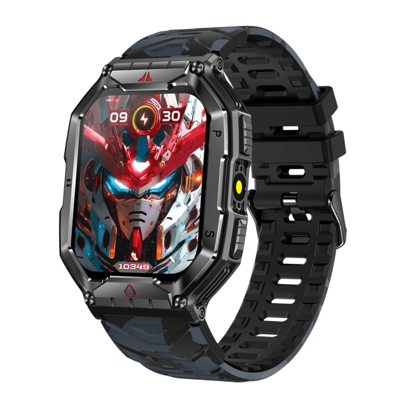 VAYKAL Smartwatch Fitness Tracker for Android and iOS Multiple Sports Modes AMOLED Display 1ATM Waterproof Compass Pedometer Timer Stopwatch Make and Answer Calls Message Notifications