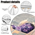 thumbnail image 6 of Uorisanigo Seat Cover for Atv, Breathable Purple Lily Butterfly ATV Seat Cover Replacement for Comfortable Long-Distance Riding Easy to Install & Keeps Seats Clean, 6 of 7