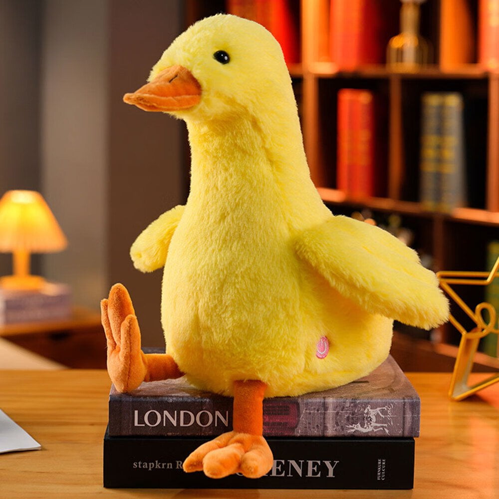 LED Plush Durk Light up Stuffed Animal Floppy Night Lights Glow in The Dark Birthday Gifts for Kids Toddlers White