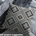 thumbnail image 2 of jejeloiu Exotic Aztec Geometric Fabric by the Yard 10 Yards,Retro Boho Geometric Room Decor Fabric by the Yard,Gray Bohemian Geometric Sewing Fabric,Breathable Home Decor, 2 of 6