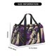 thumbnail image 3 of Disketp Astronaut Floating purple Space Bolsa de Viaje Tipo Duffle, Bolso de Mano para Fin de Semana para Mujer, Bolsa de Gimnasio Ligera para Hombre, Esencial para Viajes, 3 of 7