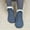 A1_Navy, variant on Visaly Cable Knit Fleece Lined Slipper Socks Gripper Socks for Women Thick Thermal Non Slip Floor Socks with Grips Winter Warm Sherpa Lined Cozy Sleeping Home Socks for Cold Winter Beige L