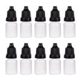 thumbnail image 6 of Uxcell 5ml/0.17oz Plastic Small Mouth Empty Squeezable Drop Bottles Black 20 Count, 6 of 6
