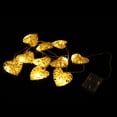 thumbnail image 4 of Risegun Romantic Rattan Light - 10LED Warm Romantic Heart Shaped Rattan Ball Ornament Light String Home Party Decor Lamp, 4 of 7