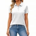 thumbnail image 2 of Polo Shirts for Women Sport Cool Dry Moisture-Wicking Performance Golf Polo Shirts Summer Tops for Women, 2 of 5