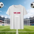 thumbnail image 2 of Zynoxe Soccer Cup 2026 Shirt Women USA Football Soccer Round Neck Summer Tops Casual Fashion Printed Host Sports Short Sleeve Tops White8 S, 2 of 5