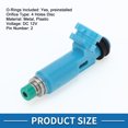 thumbnail image 3 of Unique Bargains Fuel Injector No.N3H2-13-250 Fuel Injection Nozzle for Mazda RX-8 Base 2004-2005 1.3L Blue, 3 of 6