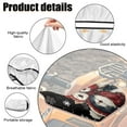 thumbnail image 6 of Uorisanigo ATV Seat Cover Non-Slip Seat Pad Cover Breathable Christmas Cats Motorcycle Seats Covers Waterproof Polyester Material Protection Car Accessories, 6 of 7