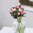 thumbnail image 4 of Ofertas Únicas, Pintura al óleo Pequeño capullo de té Pequeño ramo de simulación de rosas Flores artificiales Decoración del hogar Fotografía Adornos florales hechos a mano Akmoler, 4 of 9