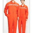 thumbnail image 6 of Atogsazn Mens Cover Jumpsuit Full Zip Long Sleeve Work Coverall with Pocket Costume Uniform Pants Outerwear 01-Orange M Fashion, 6 of 6