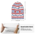 thumbnail image 2 of Pofeuu red blue Snow Mountain Print Beanie Hat for Men Women Knit Winter Hat Warm Cuffed Skull Beanie Slouchy Soft Unisex, 2 of 6