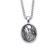 thumbnail image 1 of Collar con colgante de lobo de acero inoxidable de la mitología nórdica vikinga y runa de Odín, joyería para hombre, 1 of 5