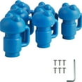 thumbnail image 1 of Tapa de poste para trampolín de diámetro para gancho de red, 6 piezas, azul, tapa de tubo de acero para trampolín infantil, 1 of 5