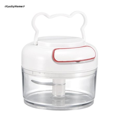 

11UA Manual Food Chopper Vegetable Chopper Garlic Chopper Press Garlic Grinder Mini Manual Vegetable Chopper for Garlic Meats