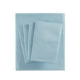 thumbnail image 4 of Madison Park 6-piece 800 Thread Count Cotton Blend Sateen Sheet Set, Queen - Aqua, Resistant to fading, shrinking and wrinkles, 4 of 7