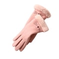 thumbnail image 2 of Agiferg Gants Chauds Dames Hiver Plus Velours Épais Automne Extérieur Cyclisme Écran Gants de Cyclisme, 2 of 6