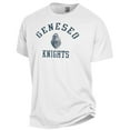 thumbnail image 2 of Men's ComfortWash White SUNY Geneseo Knights Garment Dyed T-Shirt, 2 of 3