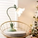 thumbnail image 5 of 1 pieza, creando una atmósfera cómoda en el dormitorio, lámpara de mesa decorativa de estilo artístico con flores verdes, lámpara de lectura alimentada por USB, 5 of 11