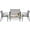 Gray, variant on Giantex 4 Pieces Patio Conversation Set Outdoor Furniture Set with Coffee Table for Garden Lawn Backyard