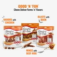thumbnail image 7 of Good 'n' Fun Triple Flavor Ribs Rawhide Dog Chews, 8.4 Oz., 7 of 7