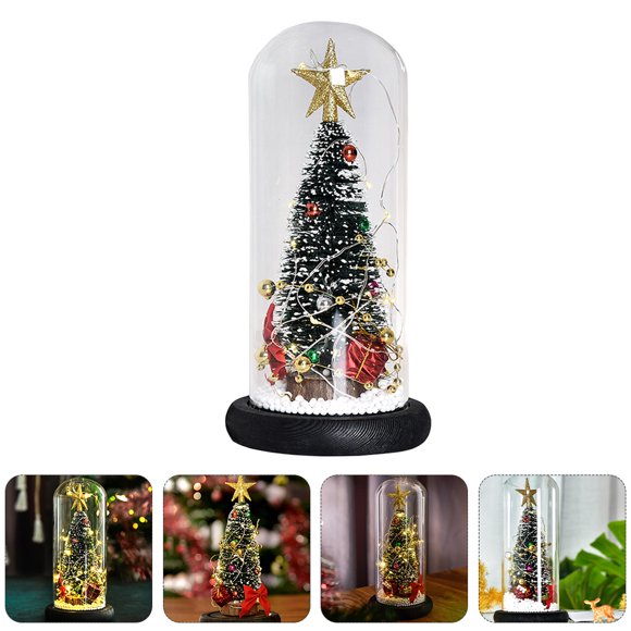 UPGRATOR 1Ud Con Cubierta De Vidrio Y Luces LED Para Y Ambiente