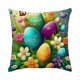 thumbnail image 2 of Uuiauoio Easter Bunny Pillow Cover 18 x 18inch Cute Rabbit Bunny Easter Decor Throw Pillow Case Cushion Cover Spring Season's Decorations for Home Sofa Bed, 2 of 7