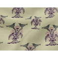thumbnail image 4 of oneOone Viscose Jersey Fabric Bird & Tree Block Print Fabric By The Yard 60 Inch Wide, 4 of 5