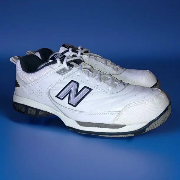 New Balance 806 v1 Tennis Shoes ~ MC806W ~ Men's 11.5 D ~ White/Navy/Gray