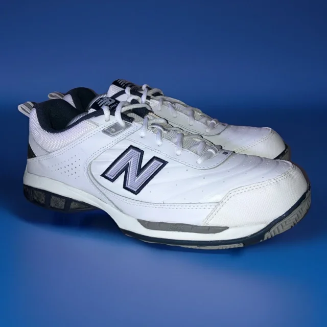 New Balance 806 v1 Tennis Shoes ~ MC806W ~ Men's 11.5 D ~ White/Navy/Gray