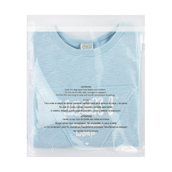 1000 Count - 6" x 9", Self Seal 1.6 Mil Clear Plastic Poly Bags with Suffocation Warning for A7 A8 A9 Cards & Envelopes, Bakery, Cookies, Candies-Resealable Adhesive