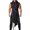 Black, variant on LWITHSZG Men Gothic Sleeveless Hooded Long Vest Asymmetric Split Hem Cross Strap Zipper Robe Irregular Tunic Tops Medieval Festival Outfits XL