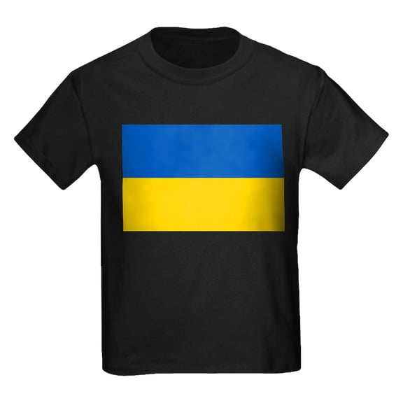 CafePress - Ukraine Flag T Shirt - Dark T-Shirt Kids XS-XL