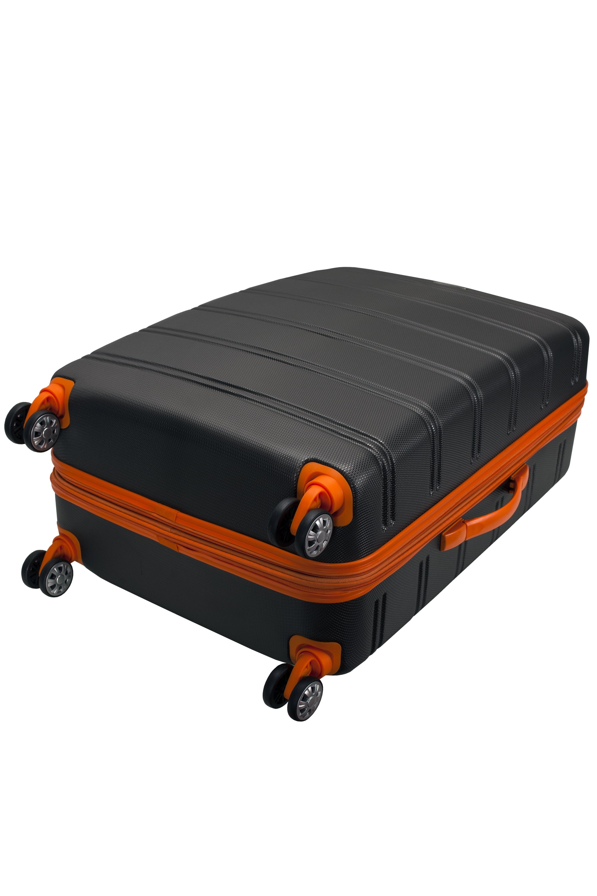 Rockland Luggage 12.00 in Adult 1-Piece Solid Print Hardside Checked Luggage, Charcoal