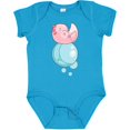 thumbnail image 3 of Inktastic Cute Axolotl Sitting on a Bubble Boys or Girls Baby Bodysuit, 3 of 5