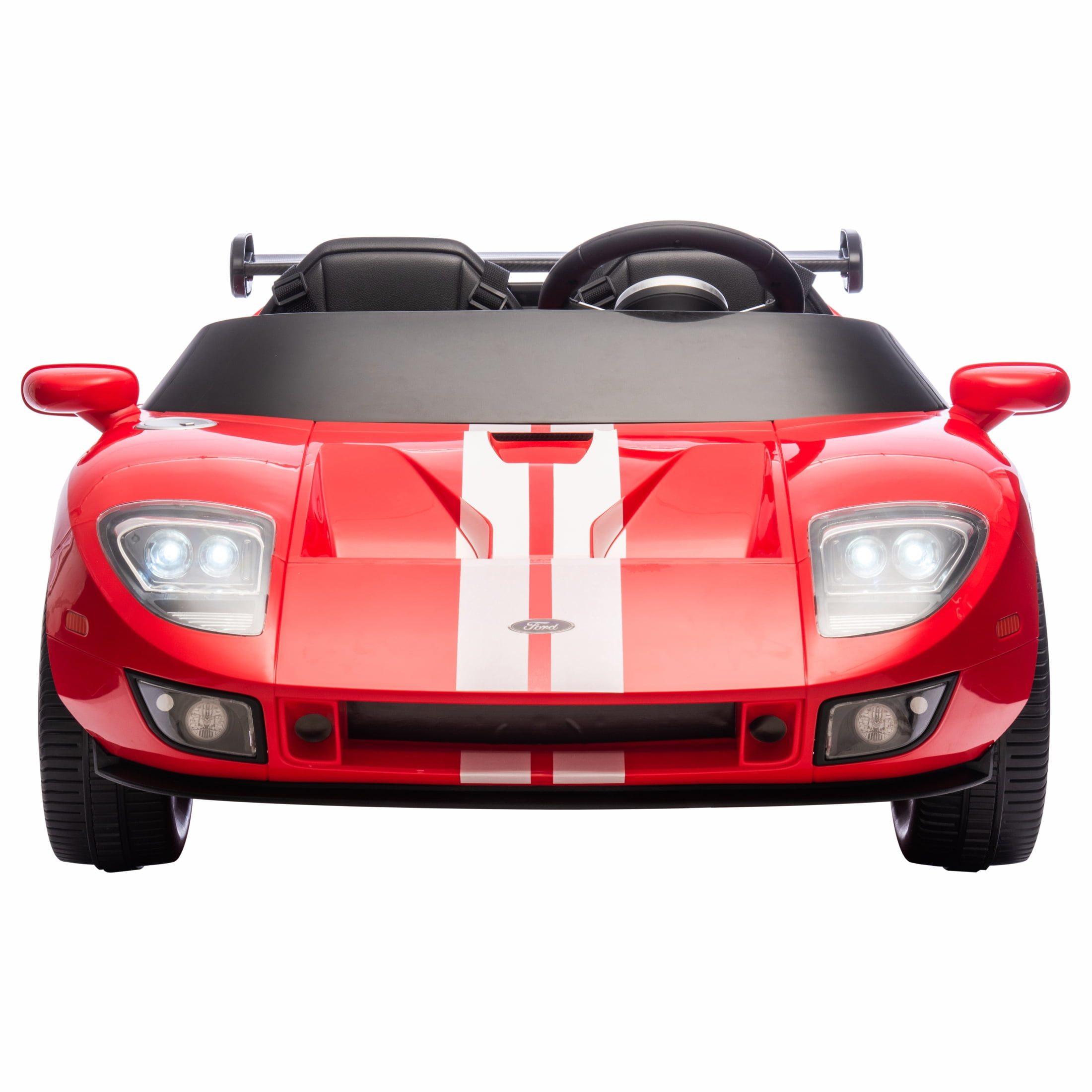 Ford GT Convertible, 12V Battery Powered Ride on, with Remote Control, Ages 3+, Red