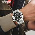 thumbnail image 4 of Sanda 2022 New Men's Watches Dual Display Watch 50m Waterproof Sports Military Quartz Wristwatch Clock Relogio Masculino 3129 - Quartz Wristwatches, 4 of 6