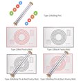 thumbnail image 2 of Adjustable Silicone Pastry Mat for Baking Pizza Dough Pie Pastries Cookies Pasta Kitchen Utensils Kitchen Gadgets, 2 of 7