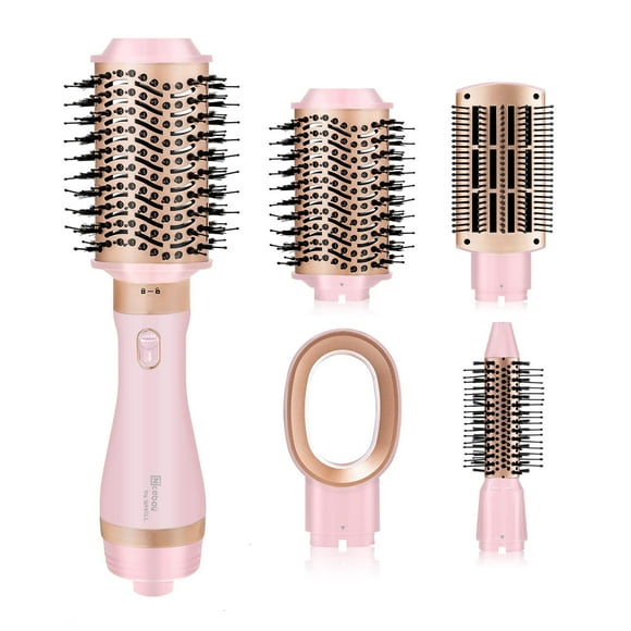 Nicebay Brosse Sèche-Cheveux, Ensemble de Brosses pour Lisser/sécher/boucler, Brosse à Air Chaud en une Étape, Brosse Paddle