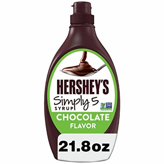 Hershey's Simple 5 Syrup Chocolate Flavor (Pack of 14)